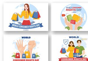 15 World Consumer Rights Day Illustration