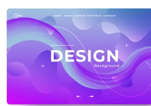 Liquid color background design