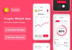 Crypto Wallet App Design