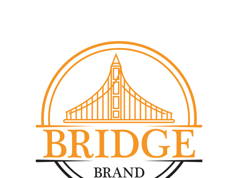 Bridge logo icon design and business symbol template