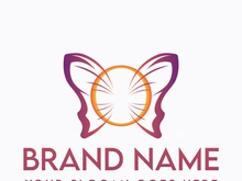Butterfly logo design