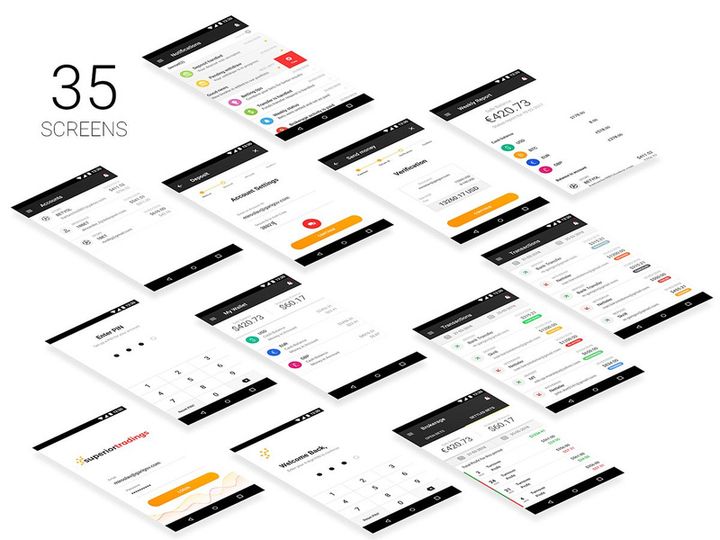 Sport Trading App Design