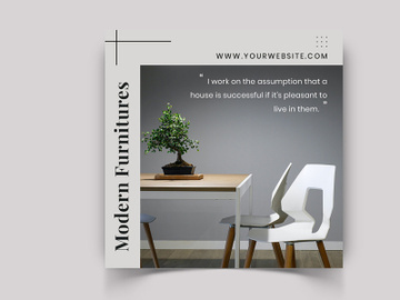 Interior Social Media Post Template preview picture