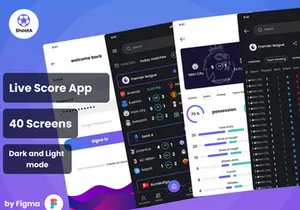 Live Score App UI Kit