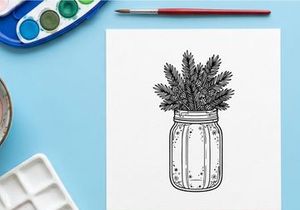 Holiday celebration with festive decorations