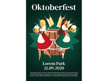Oktoberfest brochure template preview picture