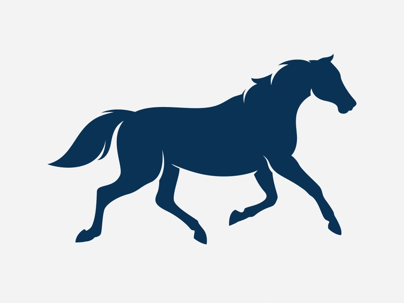 Horse Logo Template Vector illustration design