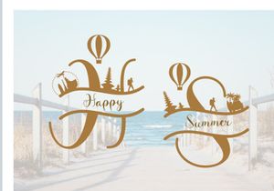 Vacation Monogram