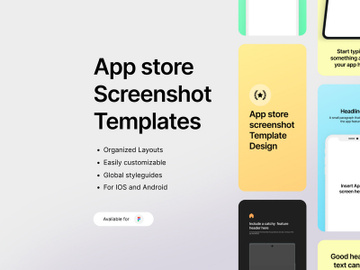 Appstore Screenshot template preview picture