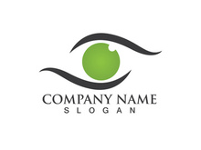 Eye Care vector logo design