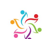 Community logo business template and icon people vector