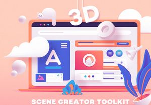 3D Toolkit - UI Elements Scene Creator Freebie
