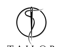 tailor logo icon illustration template combination of buttons for clothes, thread and sewing machine, for clothing product design, convection companies, fashion in vector form