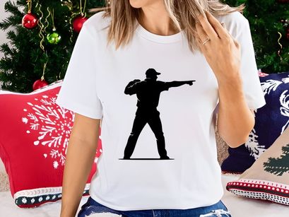 Baseball player in motion silhouette illustration