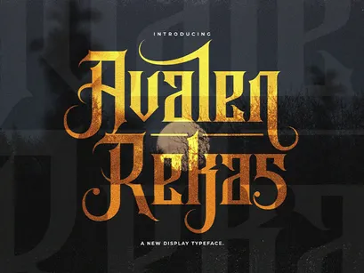 Avalen Rekas - Blackletter Font