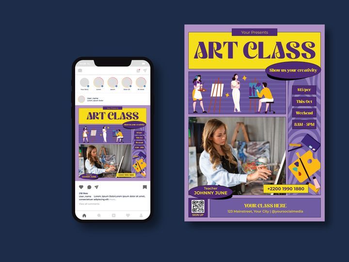 Art Class Flyer