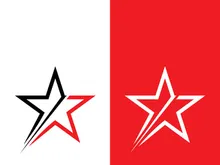 Star icon template vector illustration design