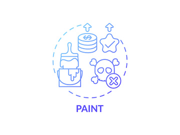 Paint concept icon preview picture