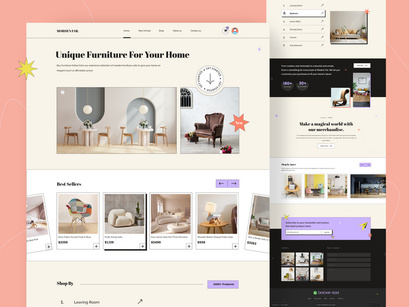Modern Furniture Store - Web Page Design