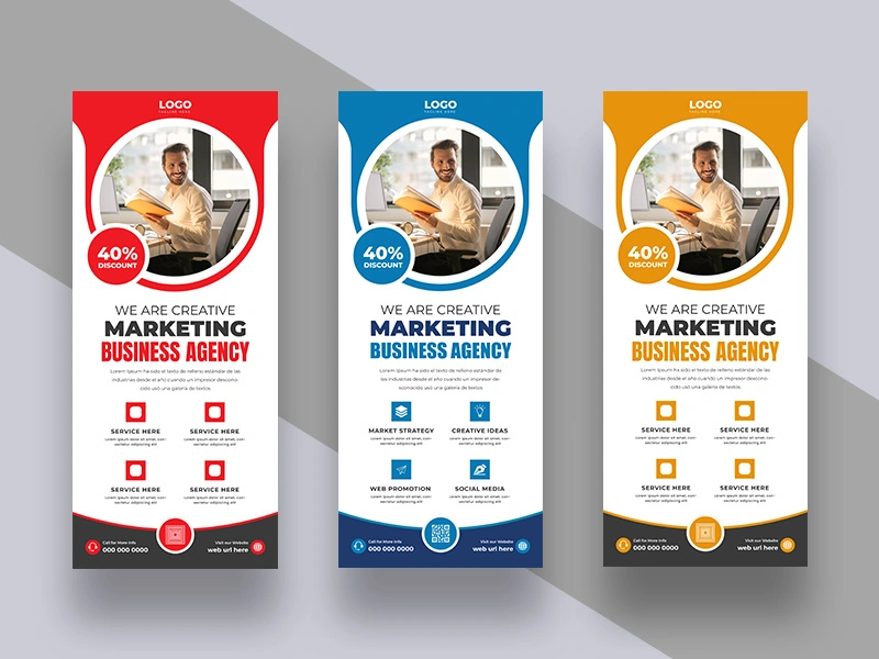 Marketing Agency Roll Up Standee Banner Ver-13