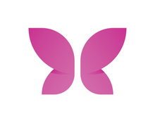 Beauty Butterfly Logo vector template