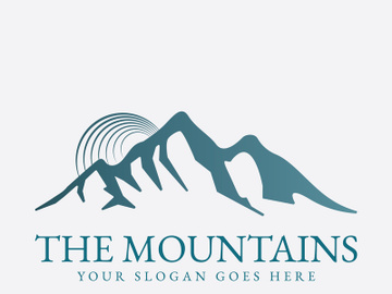 Mountain logo preview picture