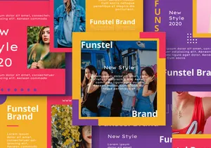 Funstel Puzzle Instagram Feed Template
