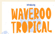 Waveroo Tropical | Cutout Handwritten
