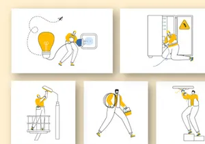 25 Lighting and Electricity Energy Illustration