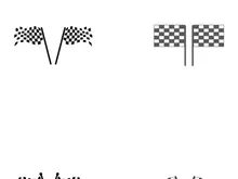 Race flag logo