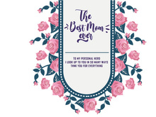 Happy Mother's Day SVG illustration