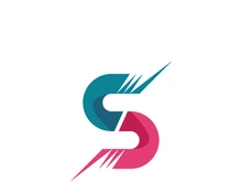 Business corporate S letter logo design vector