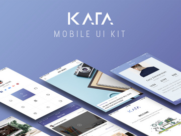 Kata Mobile UI Kit preview picture