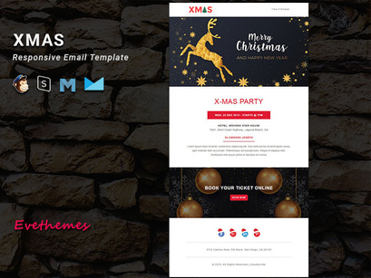 X-MAS - 2 - Christmas Responsive Email Templates
