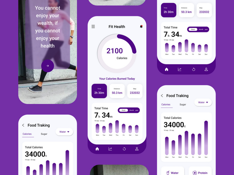 Fitness and Workout App Design