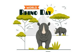 10 World Rhino Day Illustration