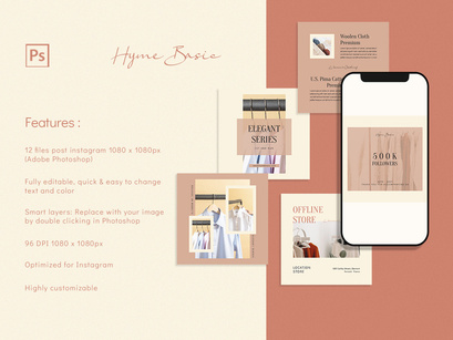 Instagram Template - Hyme Basic Fashion Post