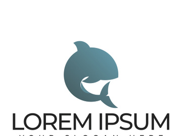 Orca whale logo preview picture