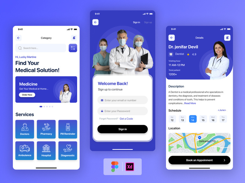 Doctors Appointment App (IOS Kit)