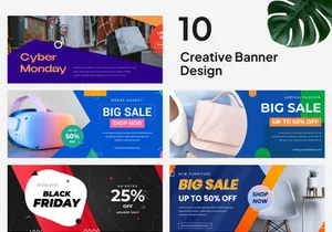 Creative Banner Design Template Vol. 6