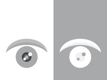 Branding identity corporate eye care vector logo design