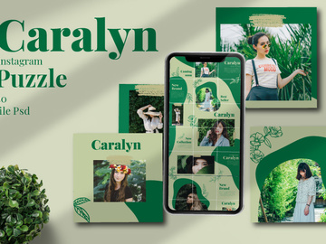 Caralyne Instagram Puzzle Template preview picture