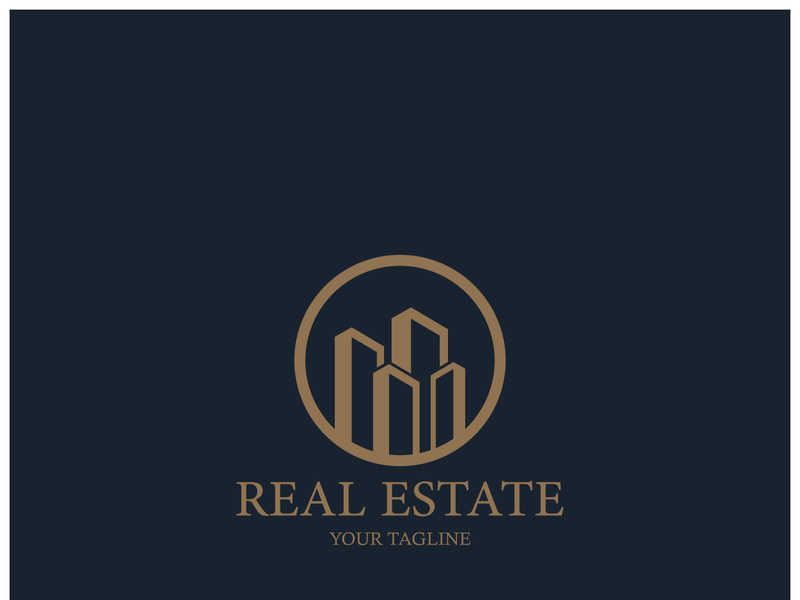 simple real estate logo design,building,skyscraper,property business,apartment,architecture vector