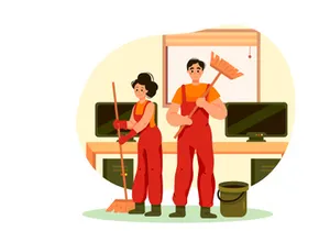 House Cleaning Illustrations