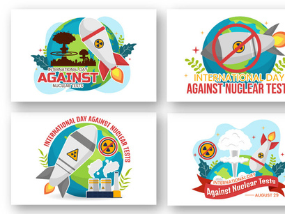 14 International Day Against Nuclear Tests Illustration