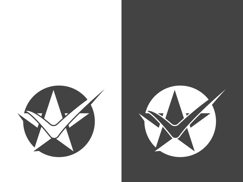 Star icon template vector illustration design