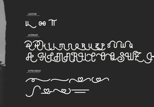 Kanita Aquieloz | Monoline Script Typeface