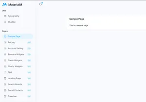 MaterialM Free Vuetify Nuxtjs Admin Template