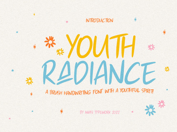 Youthful Radiance - Handwritten Script preview picture