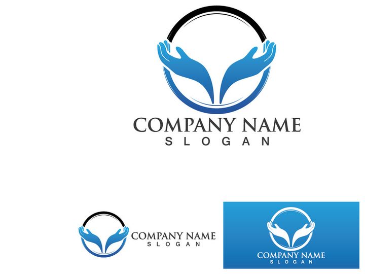 Hand Hope Logo And Symbol Care Vector